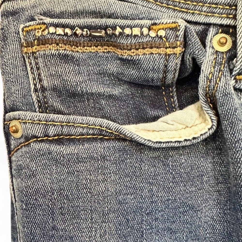Levi’s 512 Perfectly Slimming Boot Cut Studded Pockets Womens Jeans size 8 Sz 29 - Picture 4 of 8